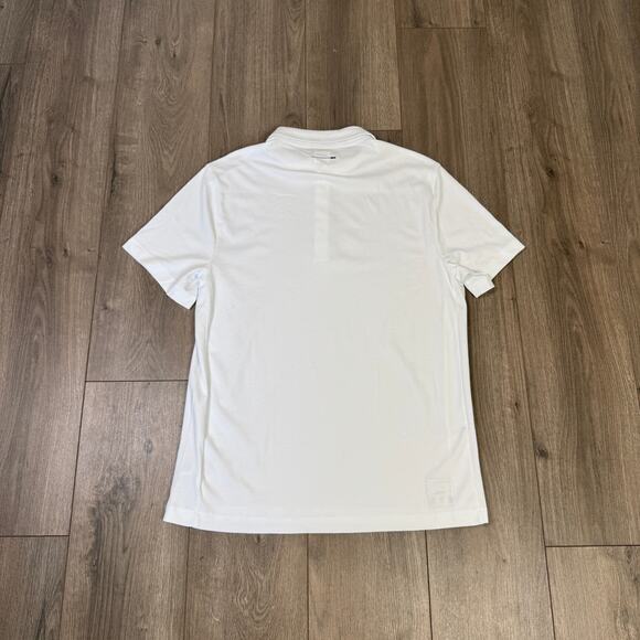 J.Crew Performance Polo Shirt Mens L White Pullover Coolmax Short Sleeve Stretch - Picture 5 of 7